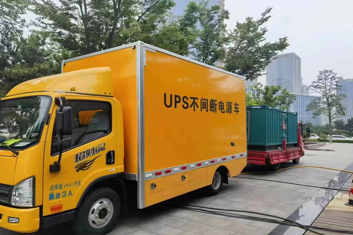 西昌发电机租赁施工现场